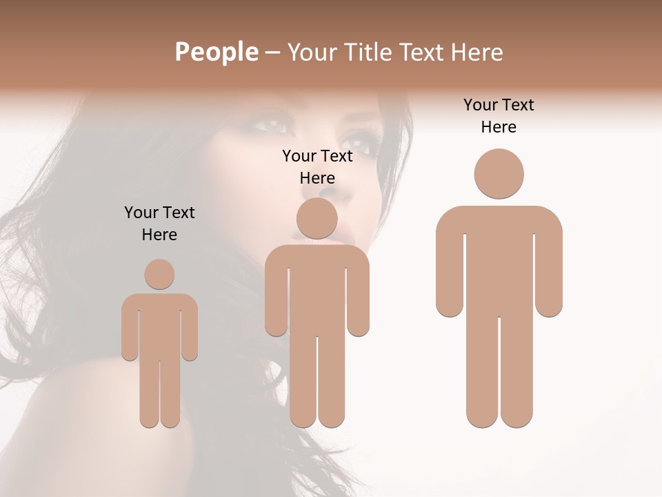 Glamour Temptation Haircare PowerPoint Template