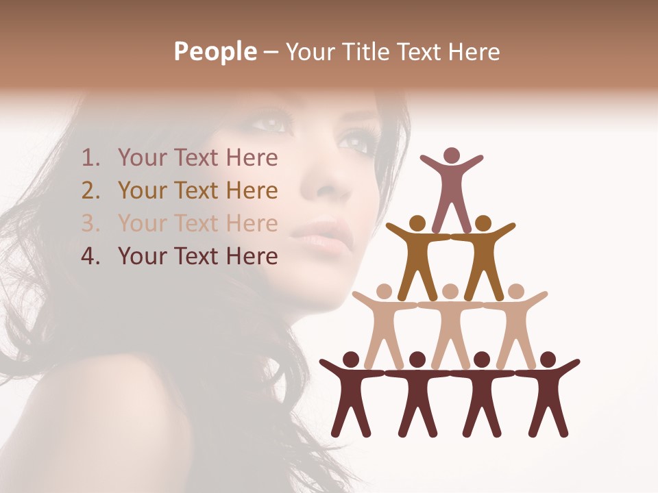 Glamour Temptation Haircare PowerPoint Template