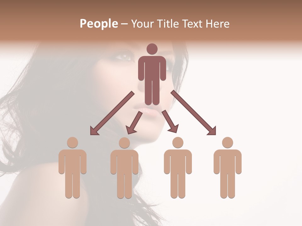 Glamour Temptation Haircare PowerPoint Template