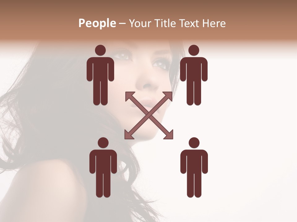 Glamour Temptation Haircare PowerPoint Template