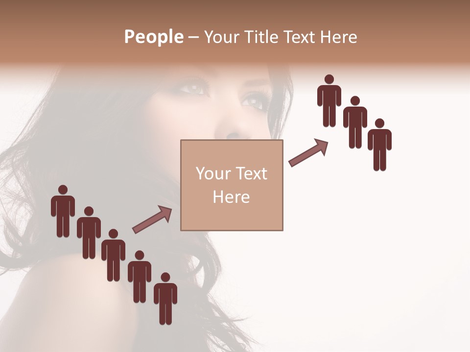 Glamour Temptation Haircare PowerPoint Template