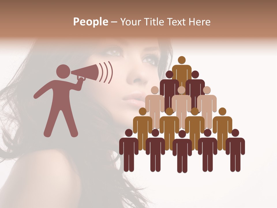 Glamour Temptation Haircare PowerPoint Template