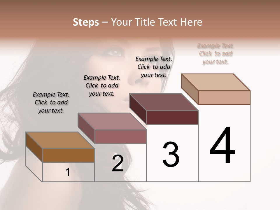 Glamour Temptation Haircare PowerPoint Template