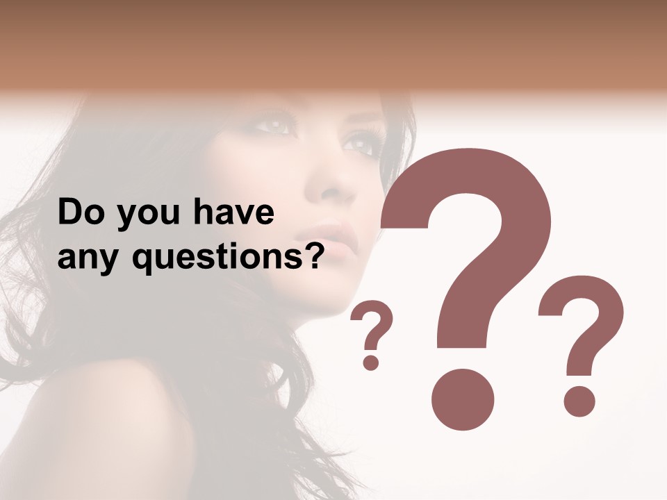 Glamour Temptation Haircare PowerPoint Template