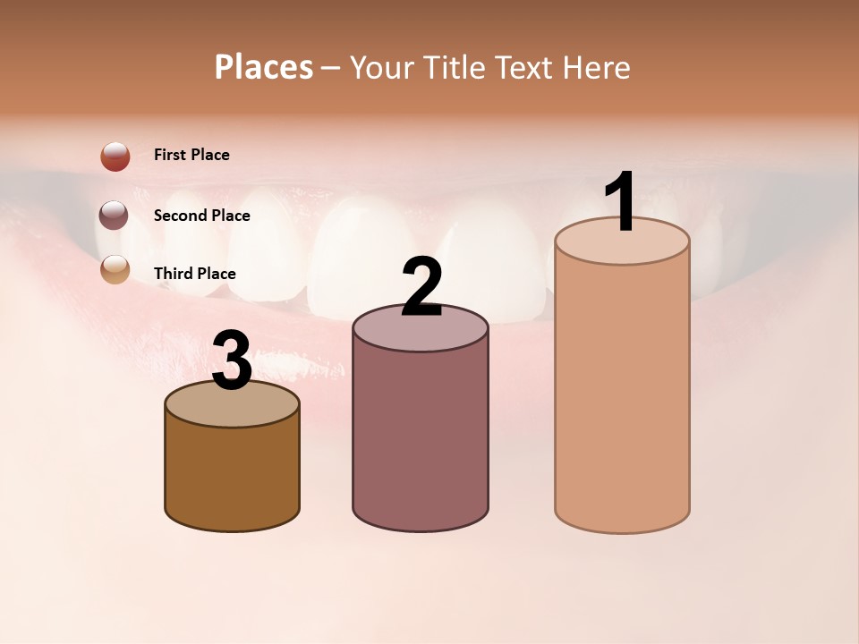 Background Bright Woman PowerPoint Template