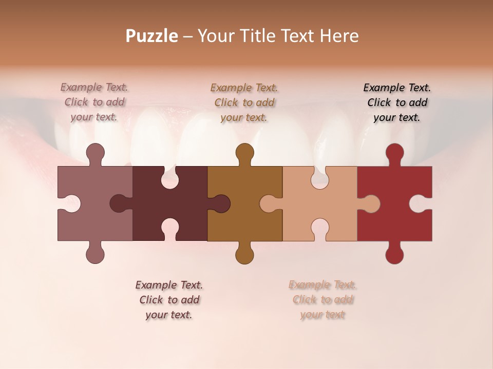 Background Bright Woman PowerPoint Template