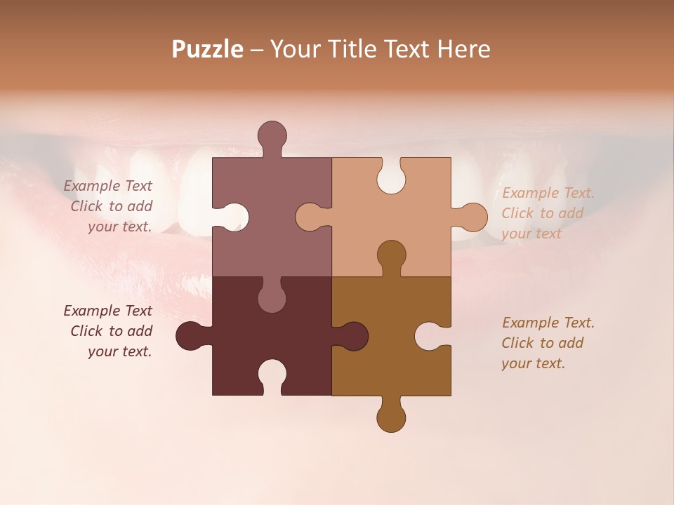 Background Bright Woman PowerPoint Template