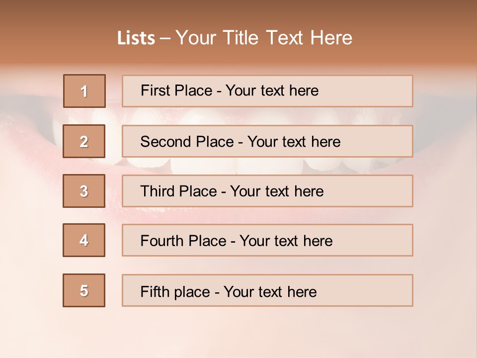 Background Bright Woman PowerPoint Template