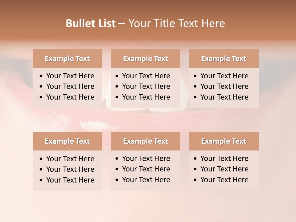 Background Bright Woman PowerPoint Template