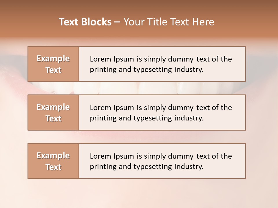 Background Bright Woman PowerPoint Template