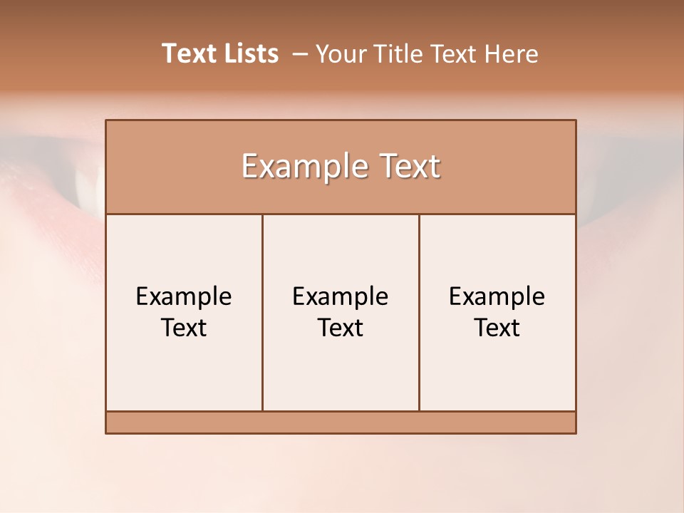 Background Bright Woman PowerPoint Template