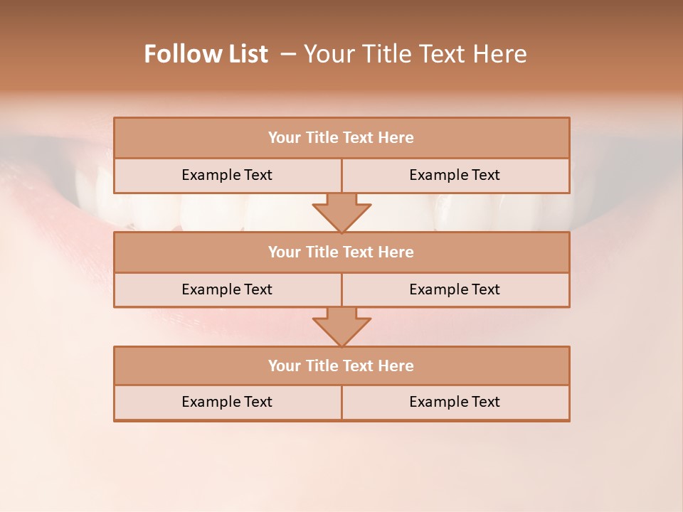 Background Bright Woman PowerPoint Template