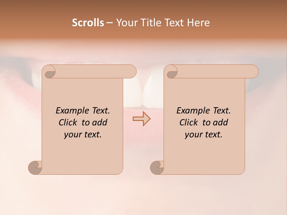 Background Bright Woman PowerPoint Template