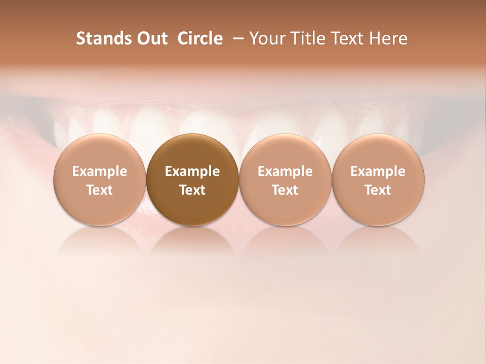 Background Bright Woman PowerPoint Template