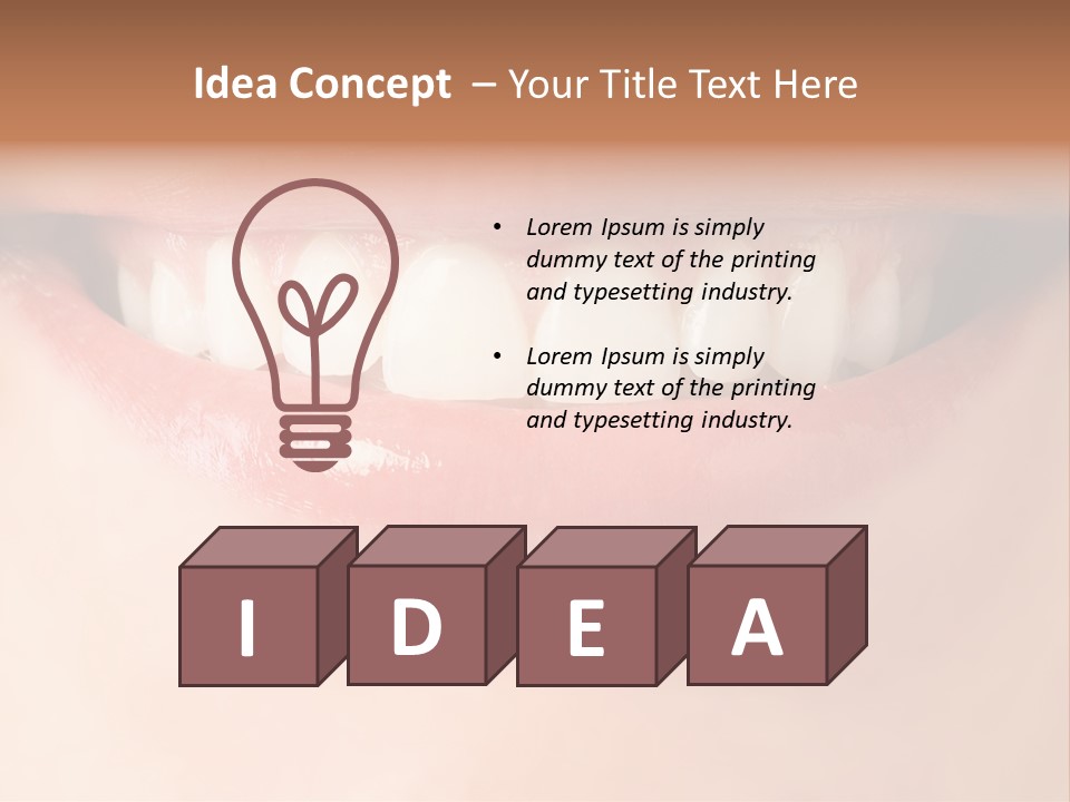 Background Bright Woman PowerPoint Template