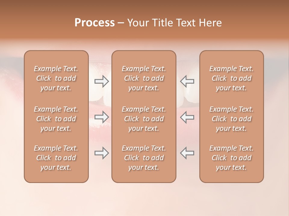 Background Bright Woman PowerPoint Template