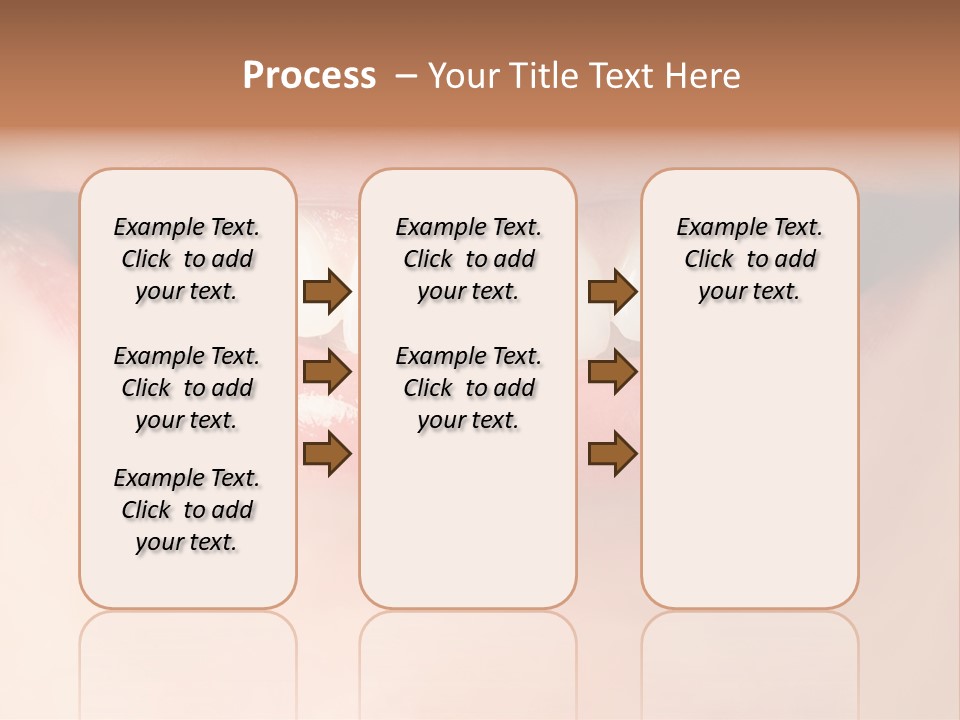 Background Bright Woman PowerPoint Template