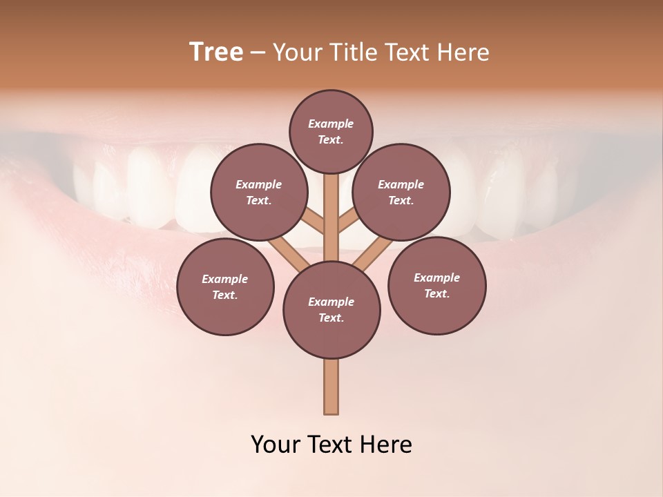 Background Bright Woman PowerPoint Template