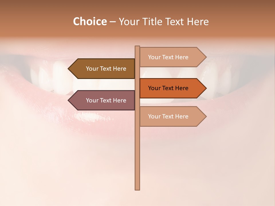 Background Bright Woman PowerPoint Template