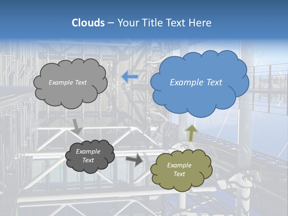 Colorful Speech Conversation PowerPoint Template