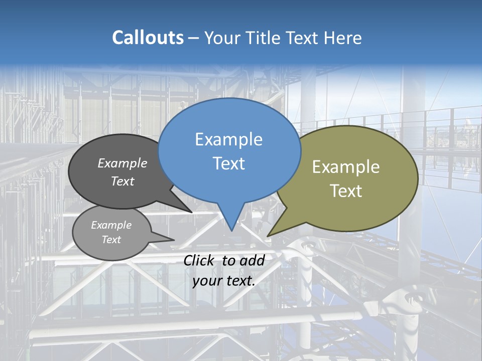 Colorful Speech Conversation PowerPoint Template