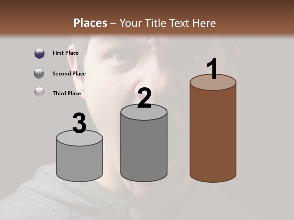 Hand Strength Scream PowerPoint Template