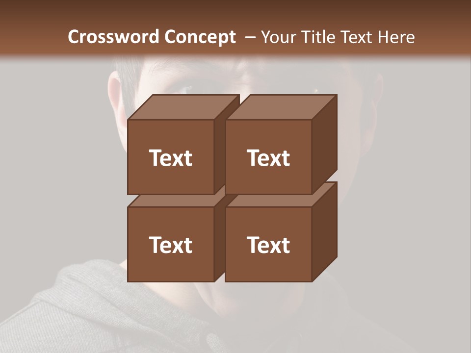 Hand Strength Scream PowerPoint Template