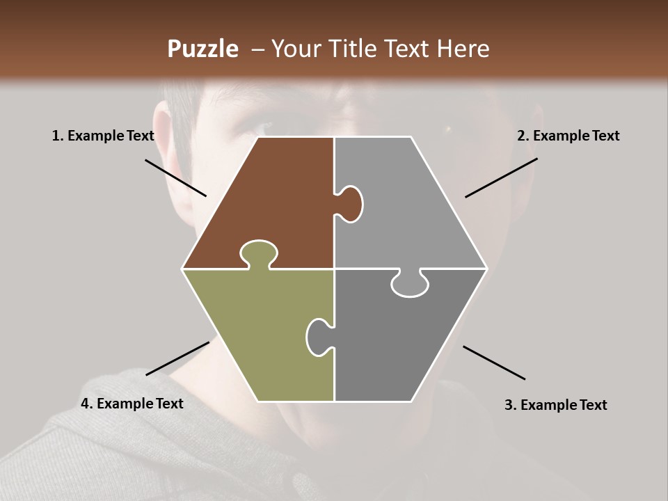 Hand Strength Scream PowerPoint Template