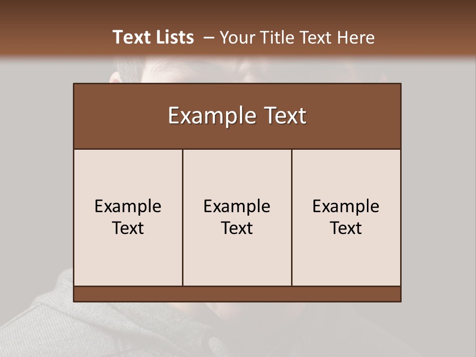 Hand Strength Scream PowerPoint Template