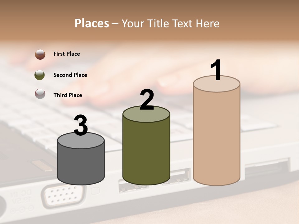 Communication Technology Person PowerPoint Template