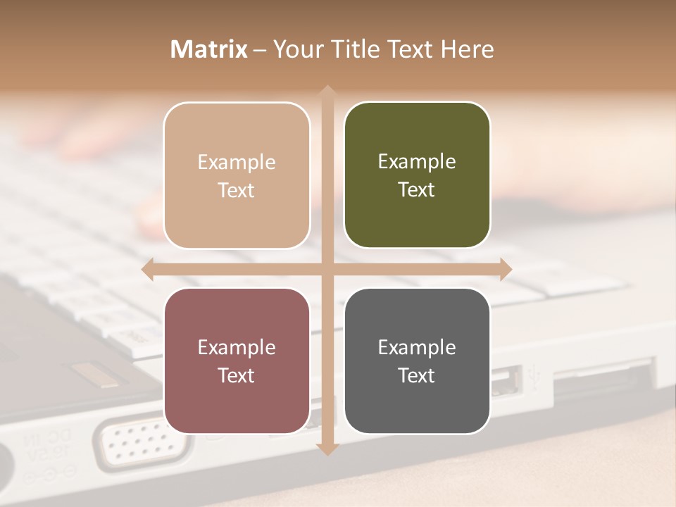 Communication Technology Person PowerPoint Template