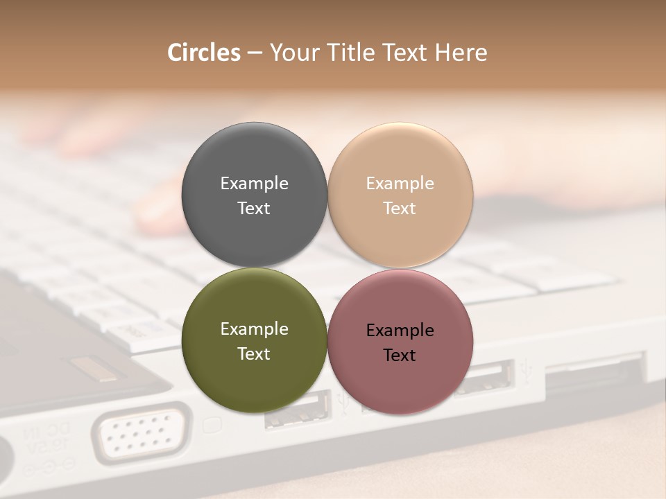 Communication Technology Person PowerPoint Template