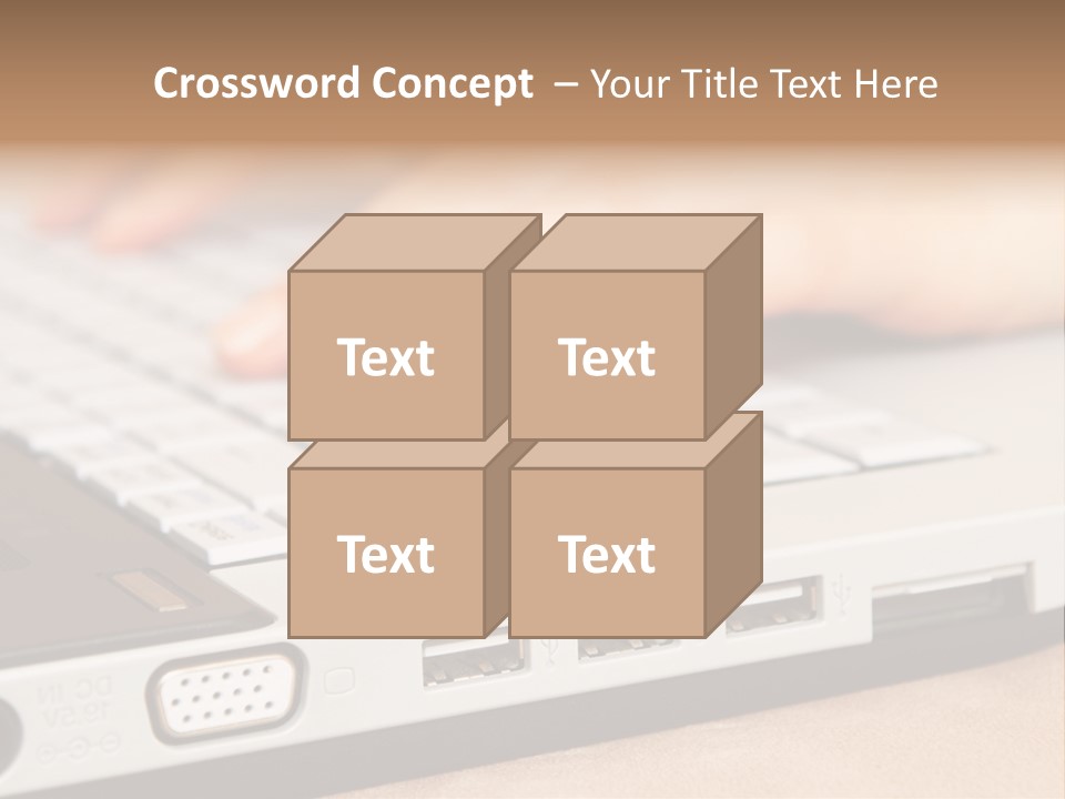 Communication Technology Person PowerPoint Template