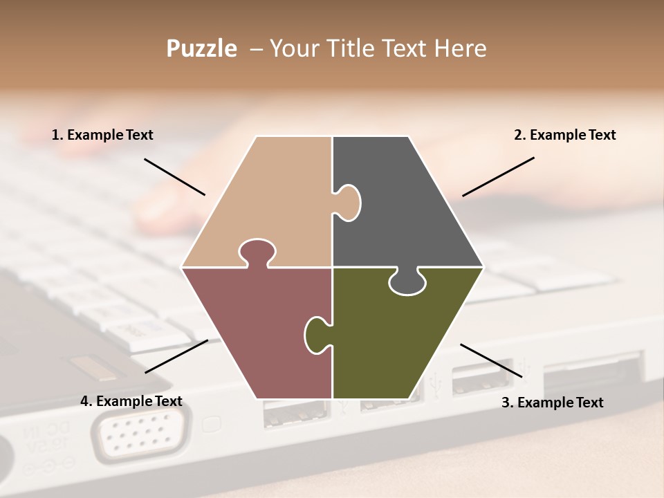 Communication Technology Person PowerPoint Template