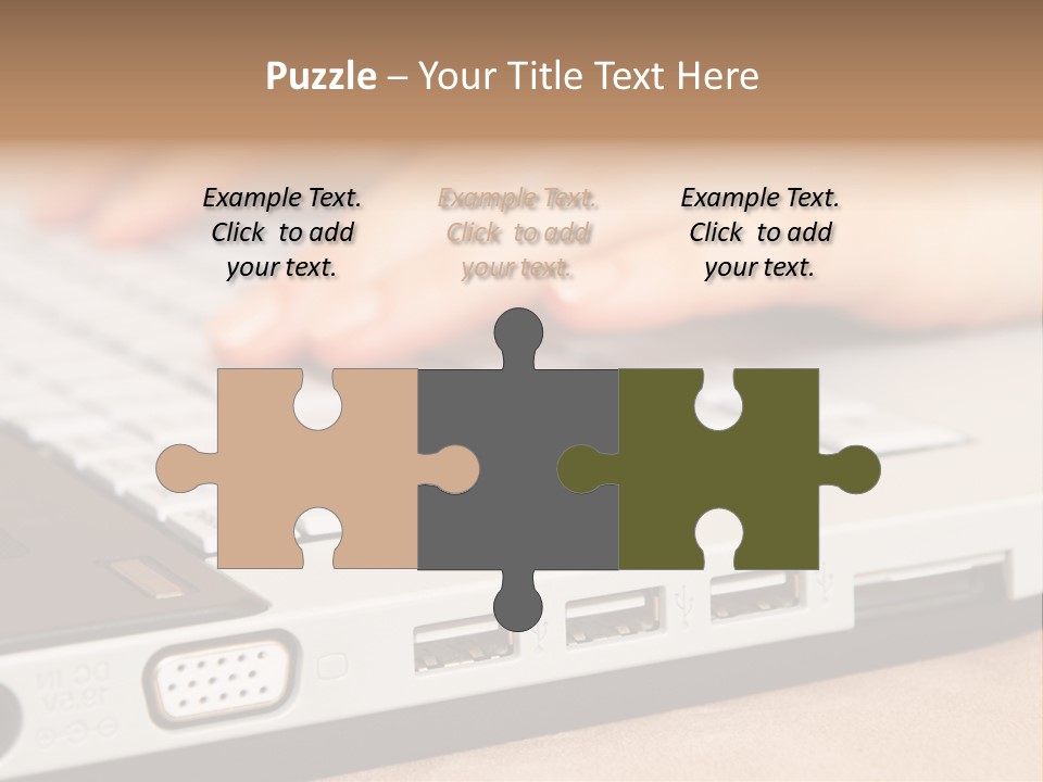 Communication Technology Person PowerPoint Template