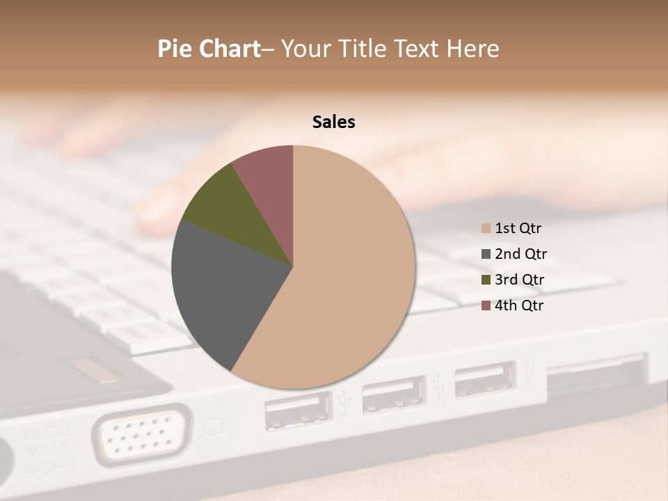 Communication Technology Person PowerPoint Template