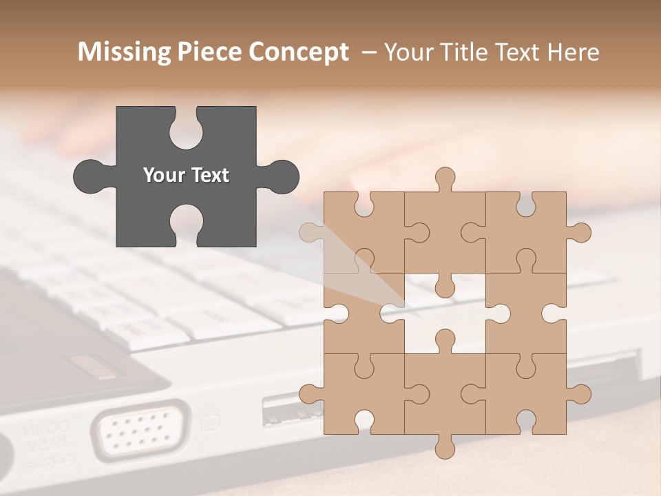 Communication Technology Person PowerPoint Template