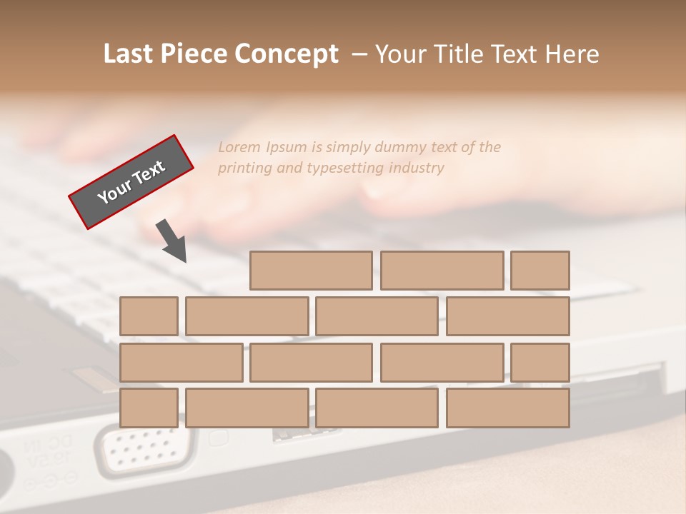 Communication Technology Person PowerPoint Template