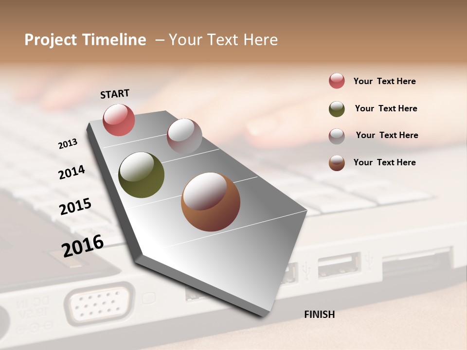 Communication Technology Person PowerPoint Template
