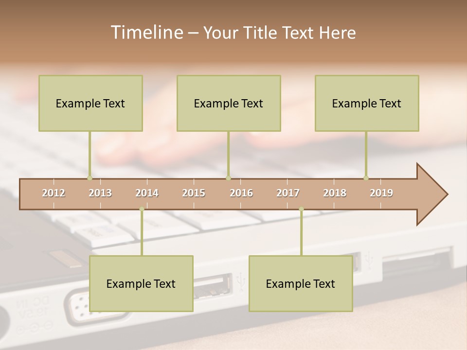 Communication Technology Person PowerPoint Template