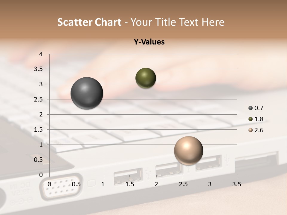 Communication Technology Person PowerPoint Template