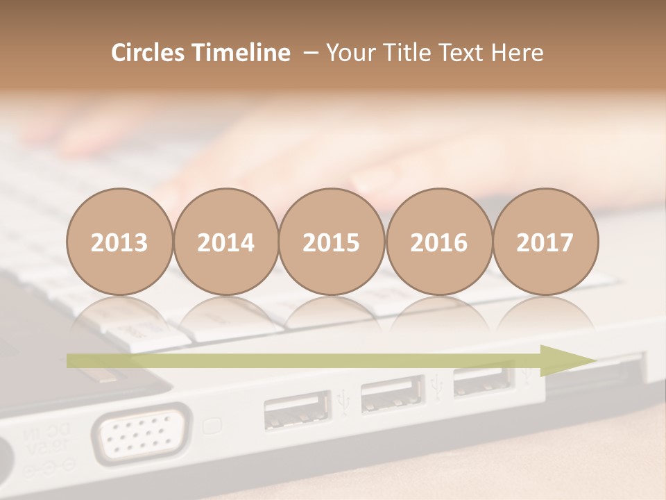 Communication Technology Person PowerPoint Template