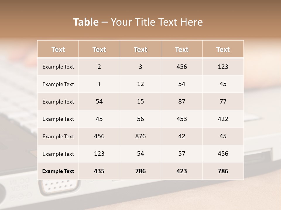 Communication Technology Person PowerPoint Template