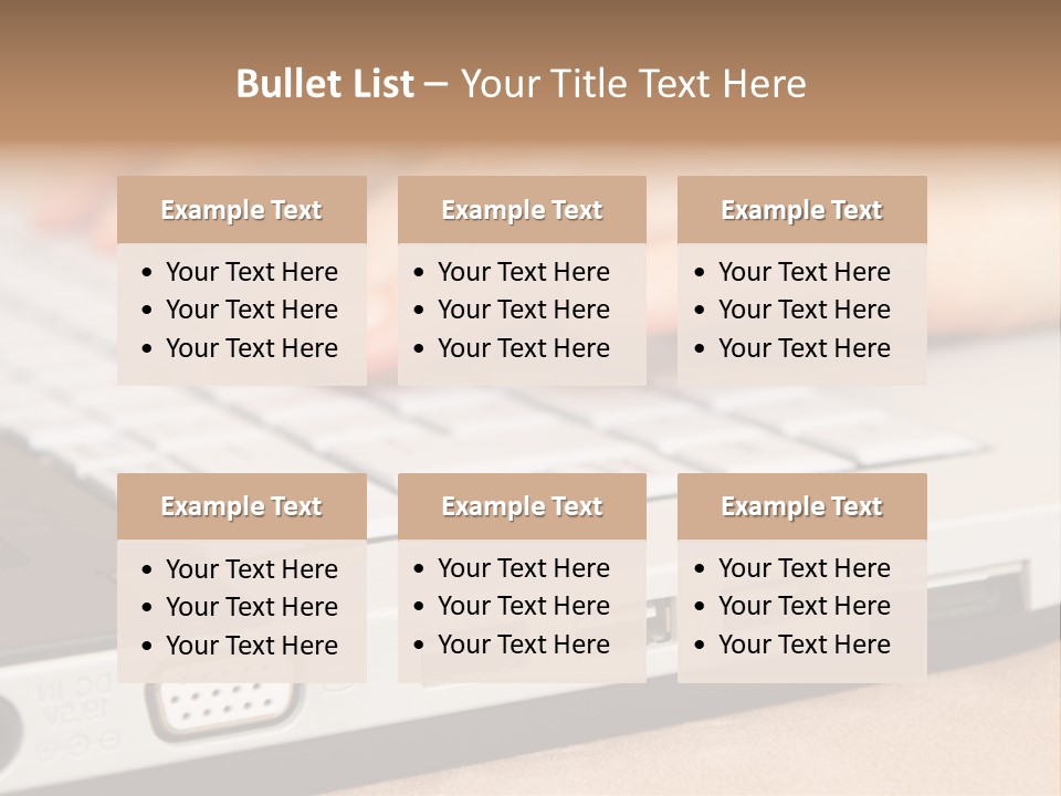 Communication Technology Person PowerPoint Template