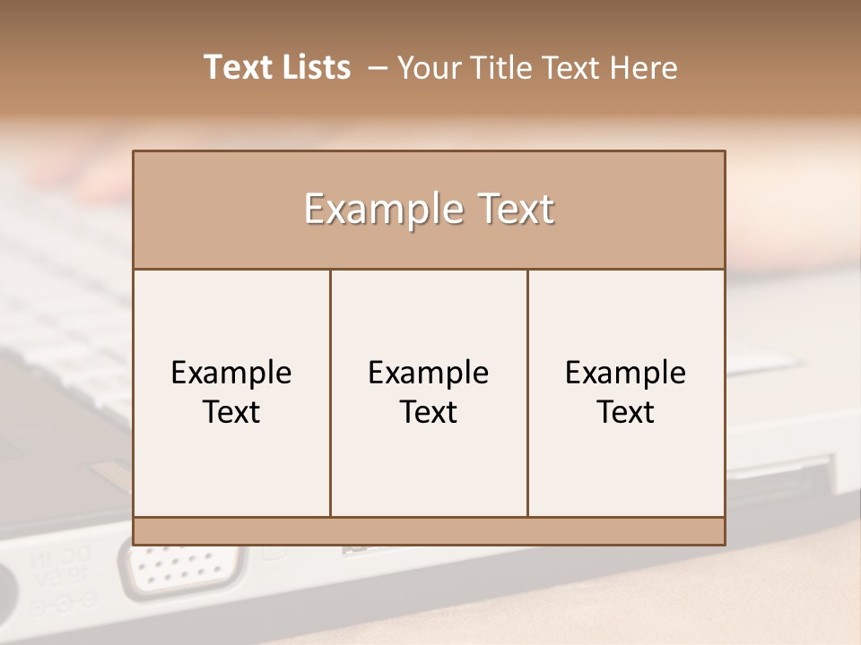 Communication Technology Person PowerPoint Template