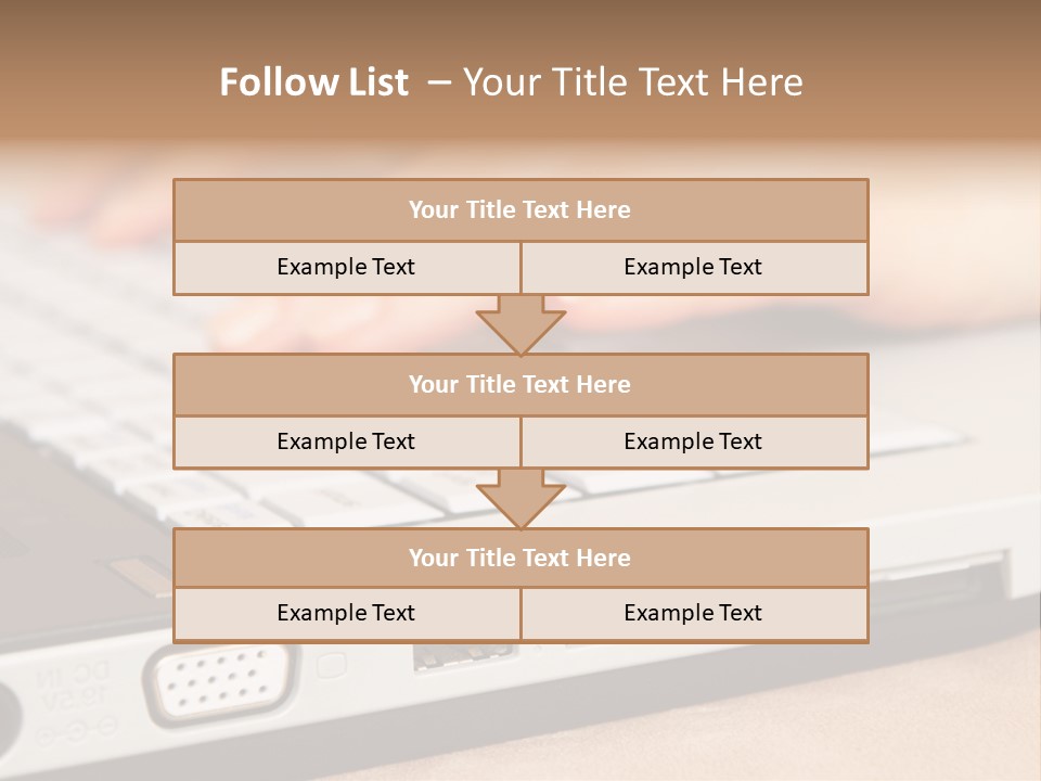 Communication Technology Person PowerPoint Template