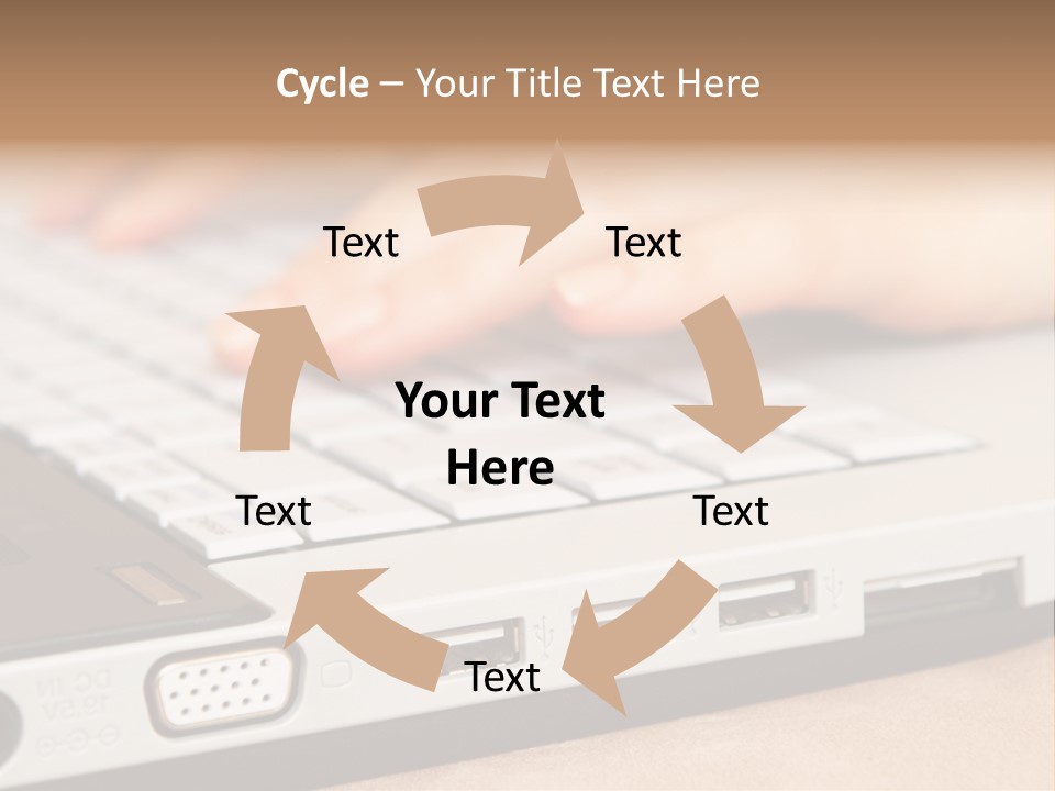 Communication Technology Person PowerPoint Template