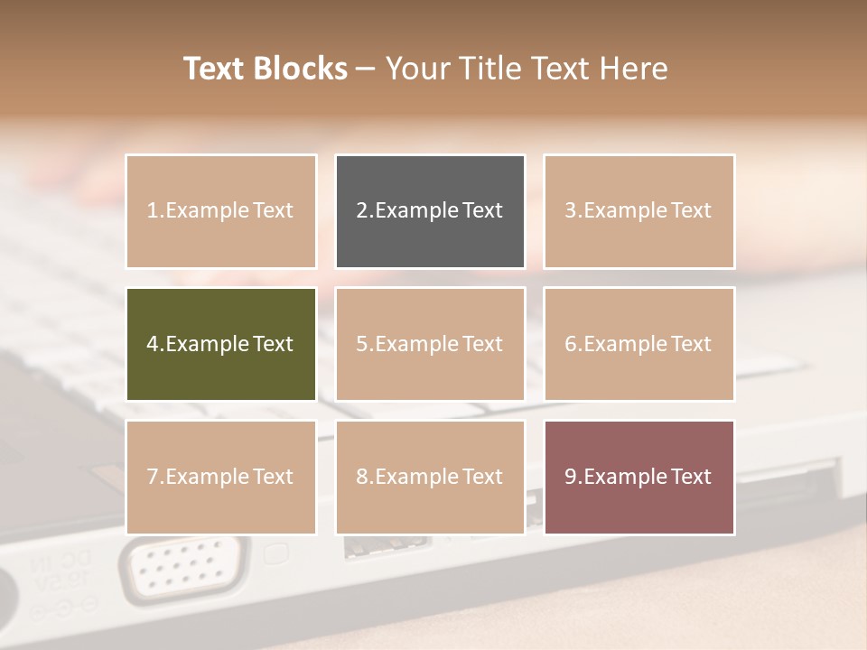 Communication Technology Person PowerPoint Template