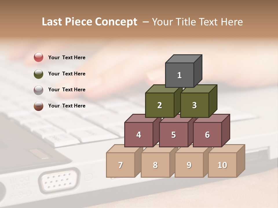 Communication Technology Person PowerPoint Template