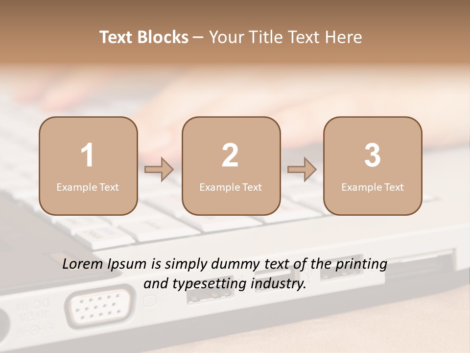 Communication Technology Person PowerPoint Template